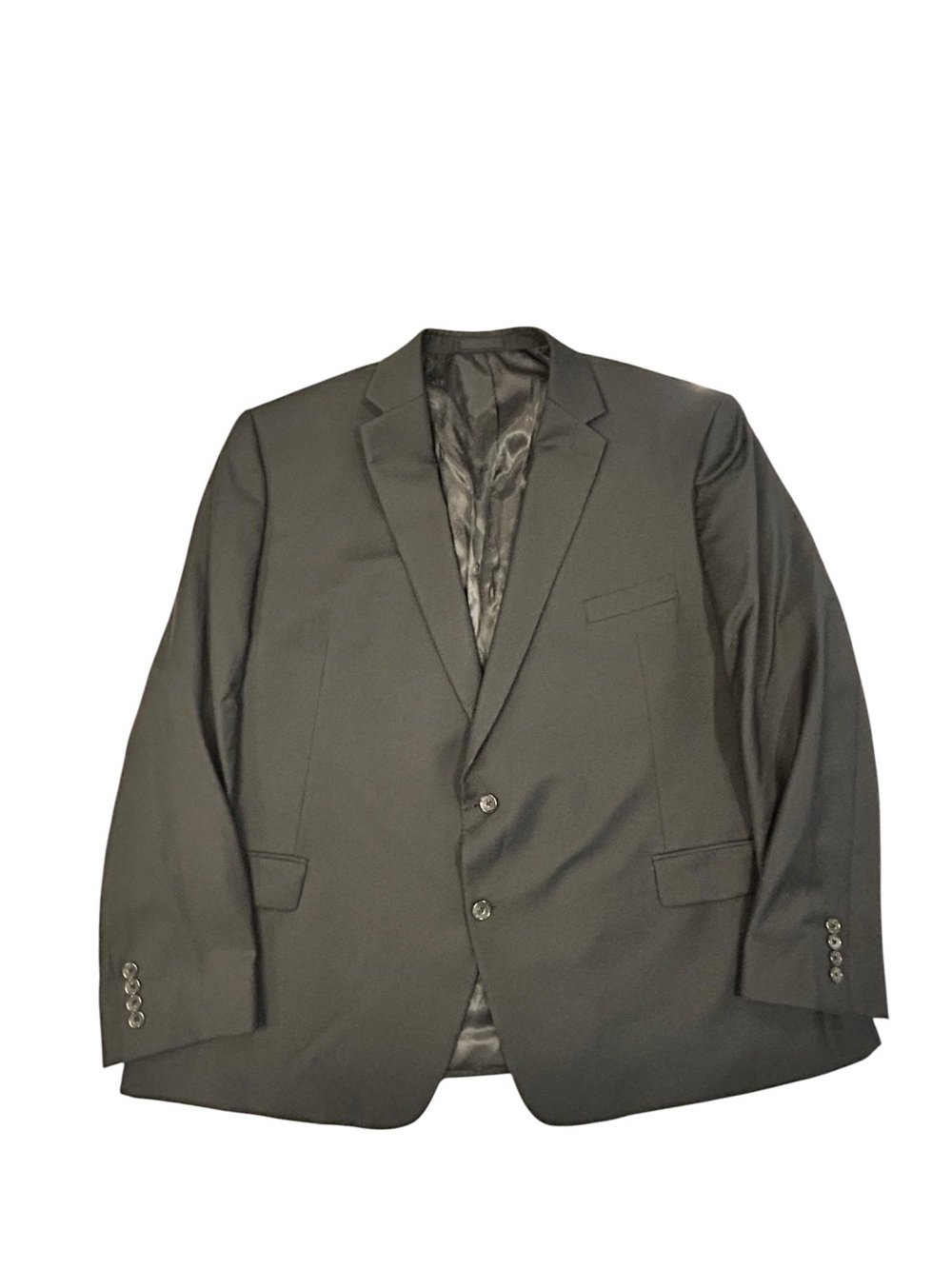 Lauren Ralph Lauren Black Two-Piece Suit 54R x 44/42 Formal Wool Blend Men’s - Picture 2 of 16